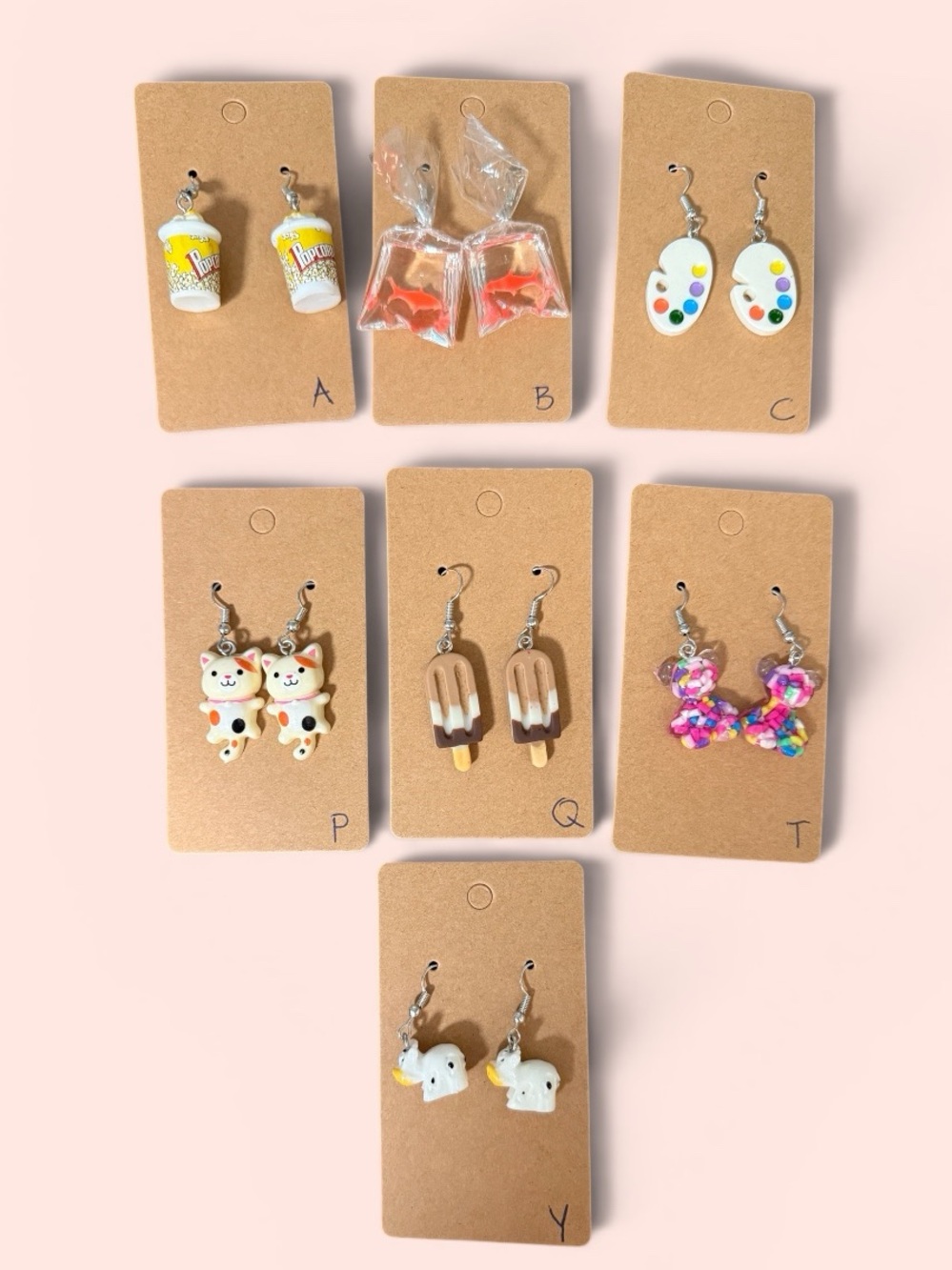 Novelty Dangle Earrings - You Choose Yours!